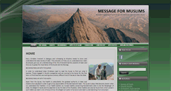 Desktop Screenshot of message4muslims.org.uk