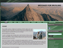 Tablet Screenshot of message4muslims.org.uk